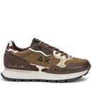 Scarpe Donna Sun68 Sneakers Ally Mix Materials Marrone - Z46205