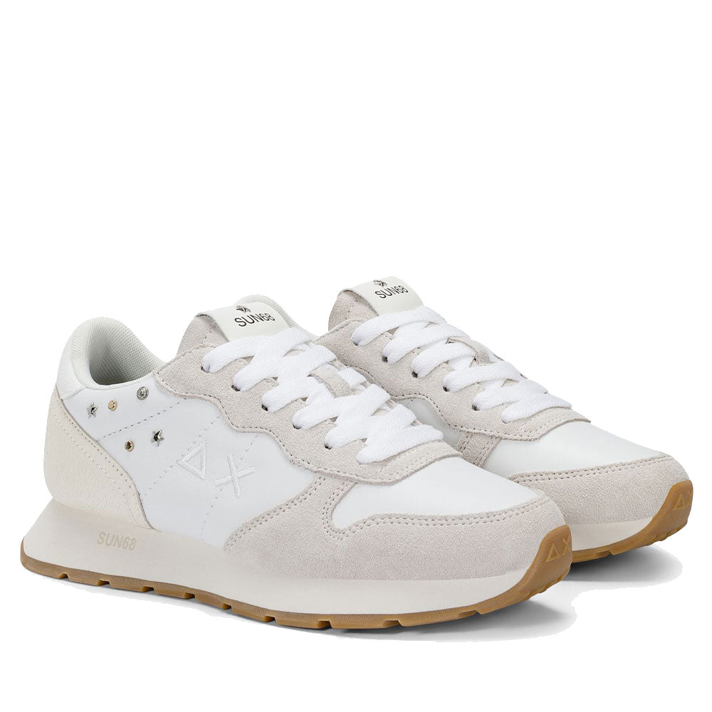 Scarpe Donna Sun68 Sneakers Ally Studs Colore Bianco - Z46206