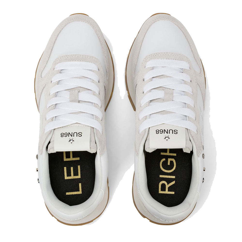 Scarpe Donna Sun68 Sneakers Ally Studs Colore Bianco - Z46206