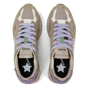 Damenschuhe SUN68 Sneaker Modell Stargirl Multicolor in Dunkelbeige - Z46222