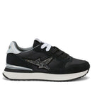 Scarpe Donna Sun68 Sneakers Strass Logo Colore Nero - Z46223