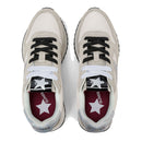 Scarpe Donna Sun68 Sneakers Strass Logo Colore Bianco Panna - Z46223