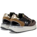 Scarpe Donna Sun68 Sneakers Big Stargirl Mix Materials Colore Nero - Z46229