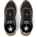 Scarpe Donna Sun68 Sneakers Big Stargirl Mix Materials Colore Nero - Z46229