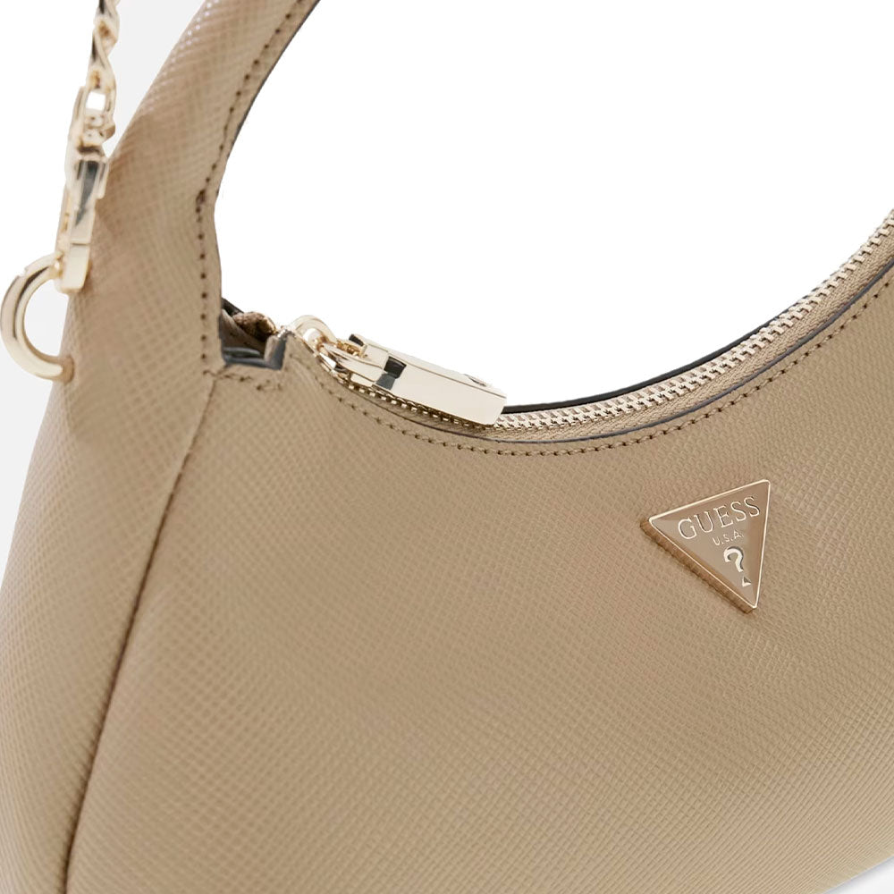 Borsa Donna Hobo Mini a Mano GUESS Linea Gilda Colore Beige