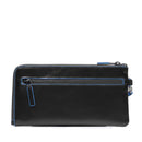 Pochette Uomo PIQUADRO in Pelle Linea Blue Square colore Nero - AC2648B2R
