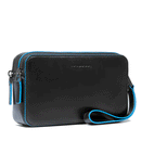 Pochette Uomo PIQUADRO in Pelle Linea Blue Square colore Nero - AC4221B2