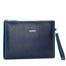 Pochette Uomo PIQUADRO porta iPad® Mini in Pelle Blu Linea Blue Square - AC5099B2