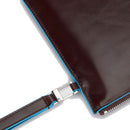 Pochette Uomo PIQUADRO porta iPad® Mini in Pelle Mogano Linea Blue Square - AC5099B2