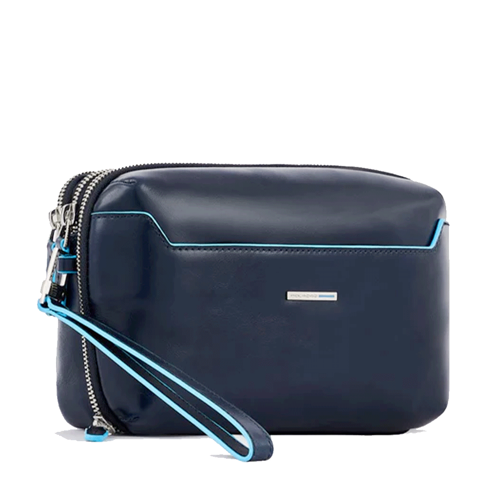 Pochette Uomo PIQUADRO in Pelle Linea Blue Square colore Blu - AC5940B2R
