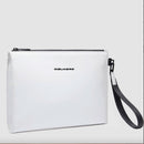 Pochette PIQUADRO in Tessuto Gommato colore Bianco Linea Corner 2.0  - AC6368C2OW