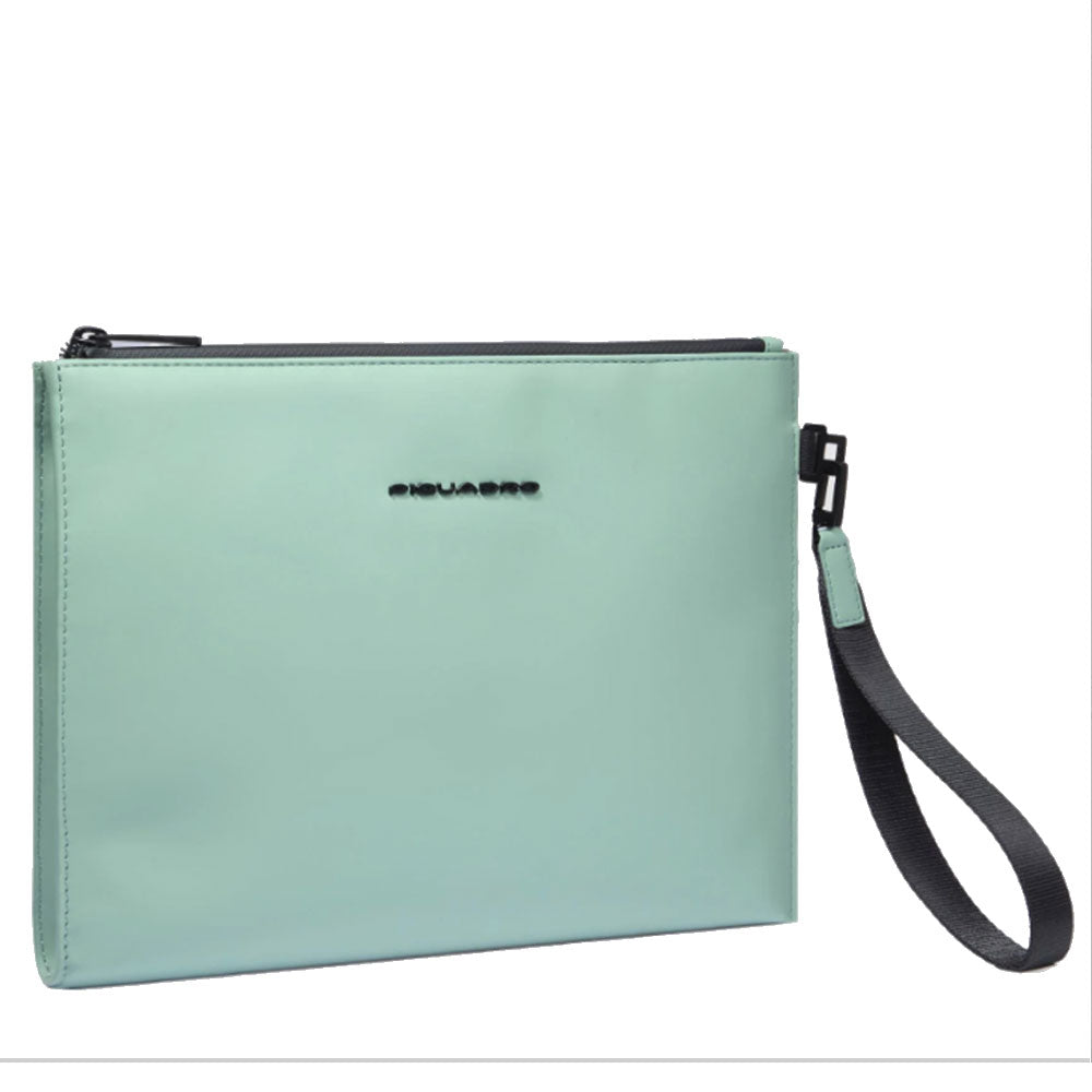 Pochette PIQUADRO in Tessuto Gommato colore Verde Linea Corner 2.0  - AC6368C2OW