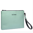 Pochette PIQUADRO in Tessuto Gommato colore Verde Linea Corner 2.0  - AC6368C2OW