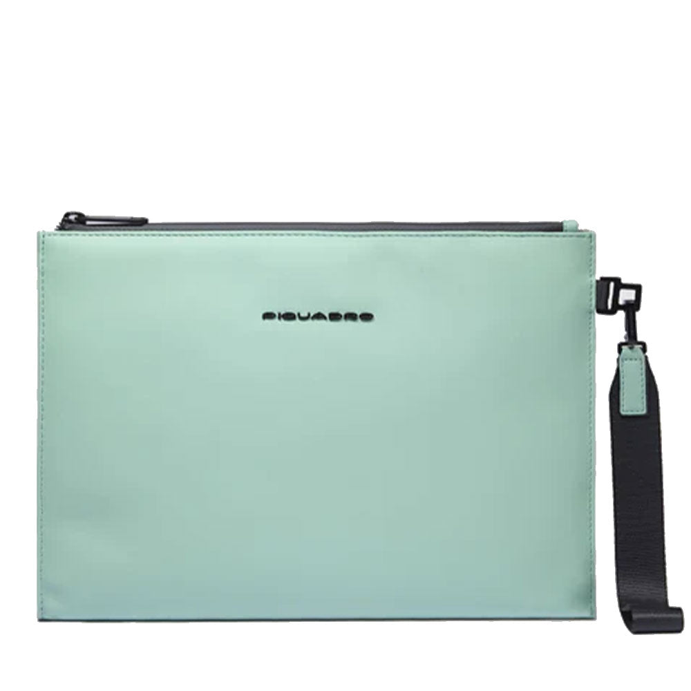 Pochette PIQUADRO in Tessuto Gommato colore Verde Linea Corner 2.0  - AC6368C2OW