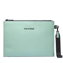 Pochette PIQUADRO in Tessuto Gommato colore Verde Linea Corner 2.0  - AC6368C2OW