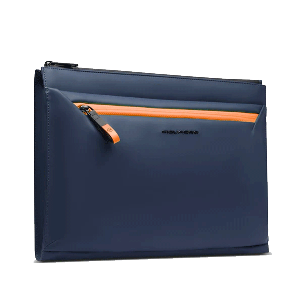 Pochette PIQUADRO in Tessuto Gommato colore Blu Linea Corner 2.0  - AC6369C2OW