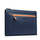 Blue Rubberised Fabric Pouch PIQUADRO Corner 2.0 - AC6369C2OW