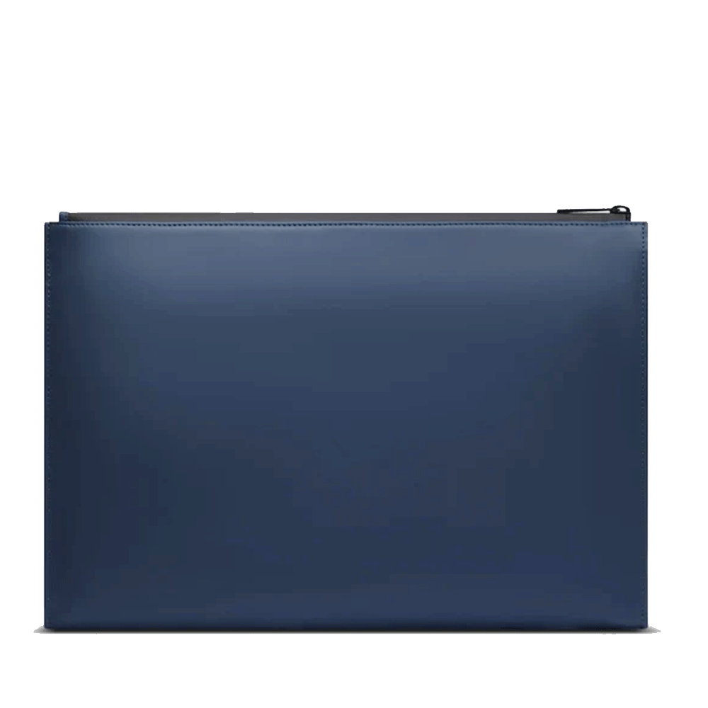 Blue Rubberised Fabric Pouch PIQUADRO Corner 2.0 - AC6369C2OW