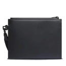 Pochette PIQUADRO in Tessuto Gommato Nero Linea Corner 2.0 Misura Media- AC6833C2OW