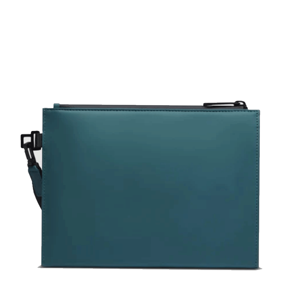 Pochette PIQUADRO in Tessuto Gommato Ottanio Linea Corner 2.0 Misura Media- AC6833C2OW