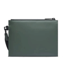 Pochette PIQUADRO in Tessuto Gommato Verde Linea Corner 2.0 Misura Media- AC6833C2OW