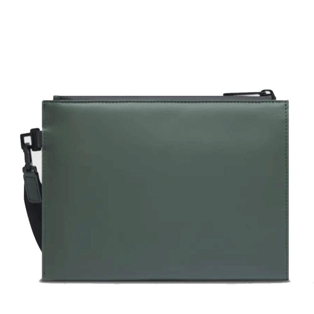 Pochette PIQUADRO in Tessuto Gommato Verde Linea Corner 2.0 Misura Piccola - AC6837C2OW