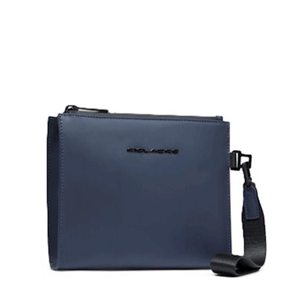 Pochette PIQUADRO in Tessuto Gommato Blu Linea Corner 2.0 Misura Media- AC6833C2OW