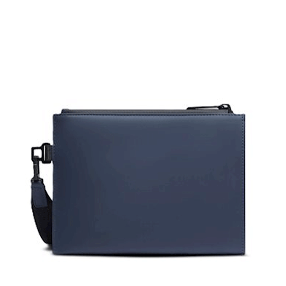 Pochette PIQUADRO in Tessuto Gommato Blu Linea Corner 2.0 Misura Media- AC6833C2OW