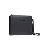 Pochette PIQUADRO in Tessuto Gommato Nero Linea Corner 2.0 Misura Piccola - AC6837C2OW