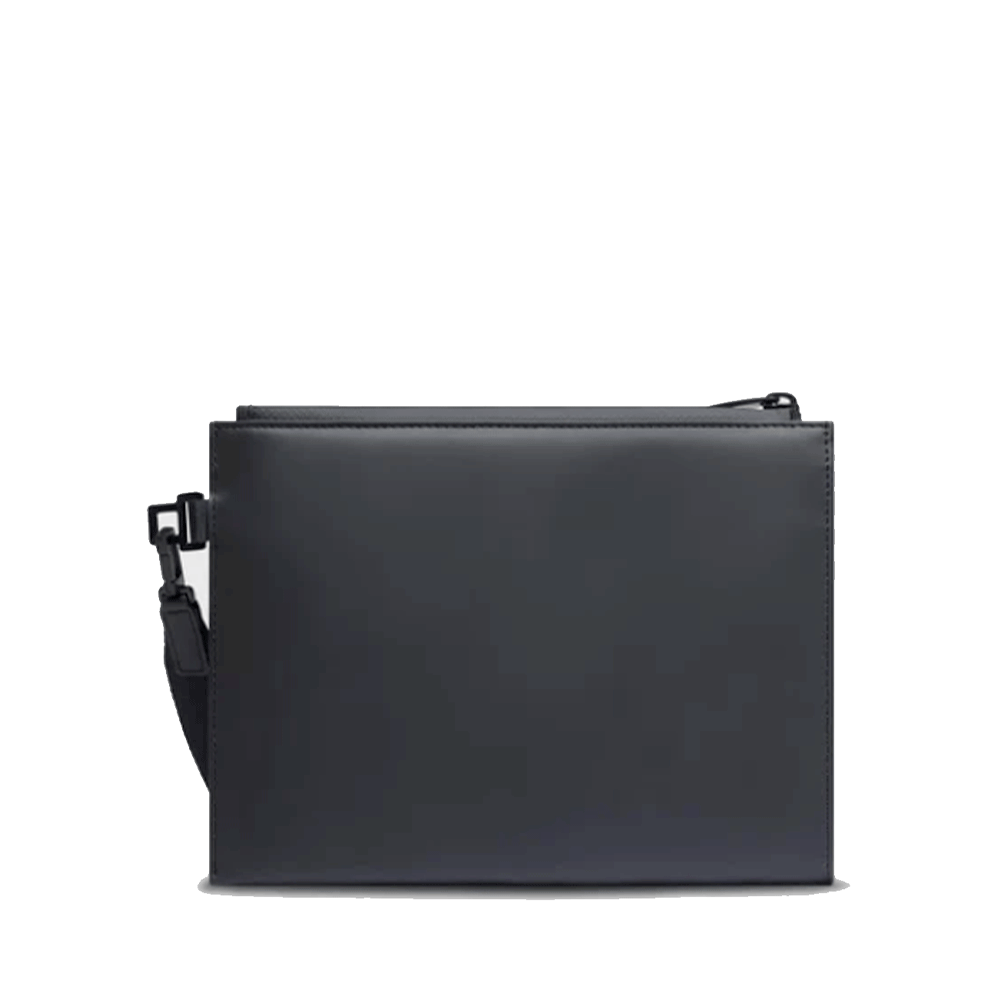 Pochette PIQUADRO in Tessuto Gommato Nero Linea Corner 2.0 Misura Piccola - AC6837C2OW