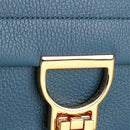 Borsa Donna a Mano con Tracolla COCCINELLE in Pelle Linea Arlettis Mini colore Deep Blue