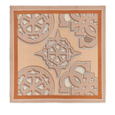 Foulard Donna 120 x 120 cm GUESS Colore Beige