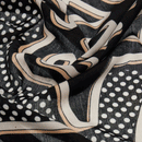 Foulard Donna 120 x 120 cm GUESS Colore Nero Multi