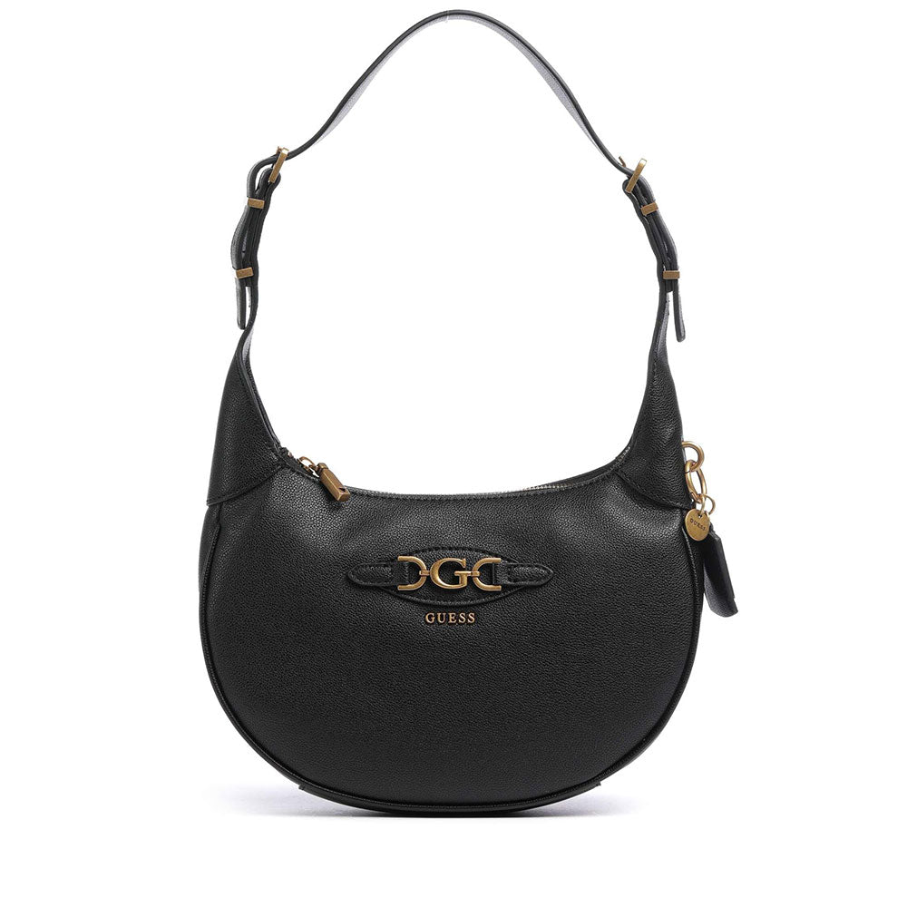 Borsa Donna Hobo a Spalla GUESS Linea Malva Colore Nero