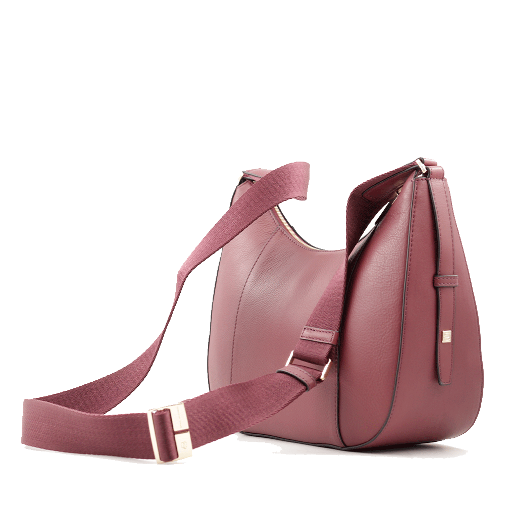 Women's Burgundy Leather Bag PIQUADRO Circle - BD6657W92