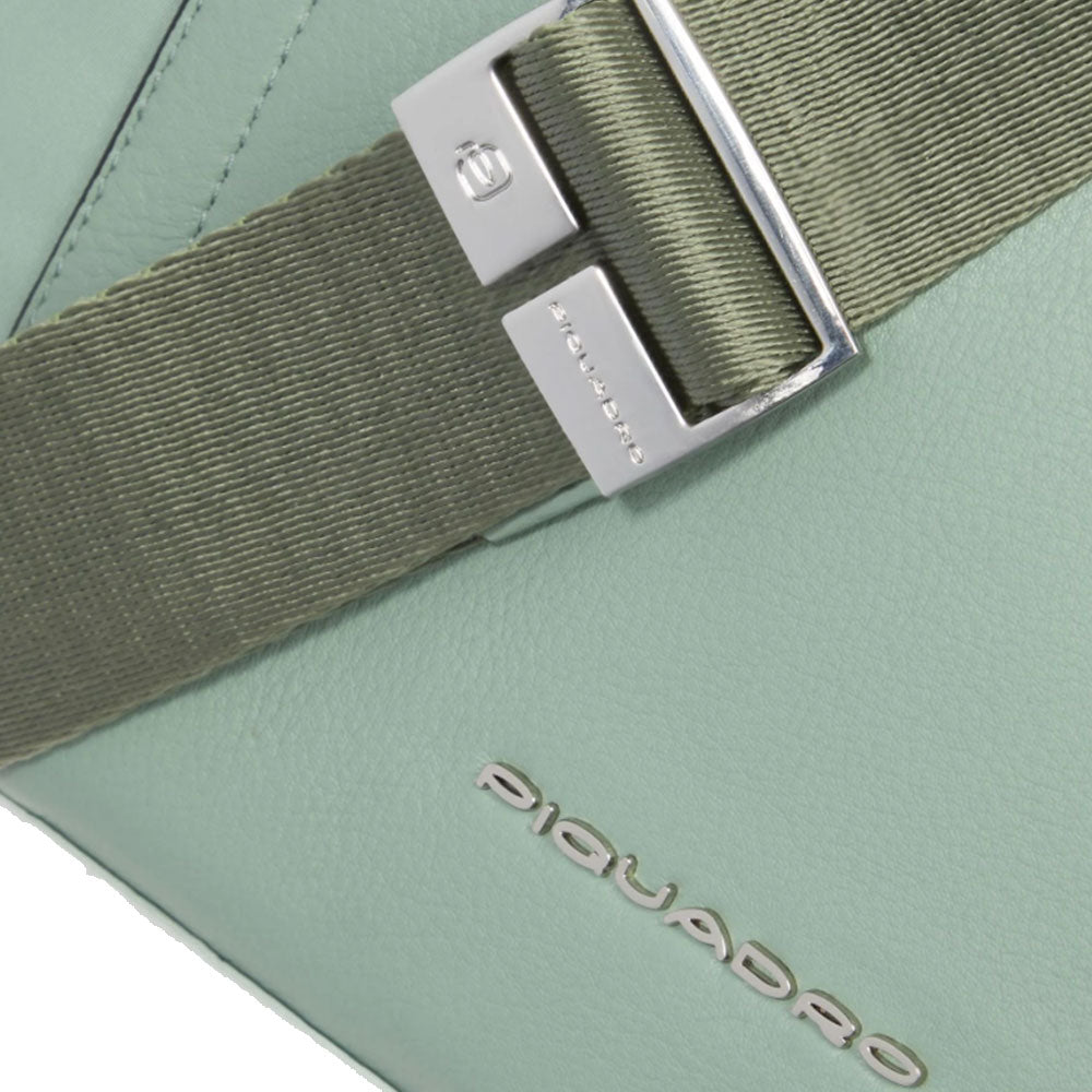 Borsa Donna PIQUADRO linea Circle in Tessuto e Pelle Colore Verde Misura Grande - BD6658W92T