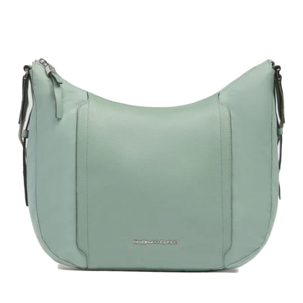 Borsa Donna PIQUADRO linea Circle in Tessuto e Pelle Colore Verde Misura Grande - BD6658W92T