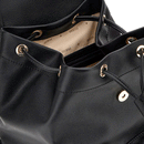 Zaino Donna GUESS Linea Manhattan Colore Nero Chiuso con Pattina e Coulisse