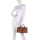 Borsa Donna a Mano a Bauletto GUESS Linea Gregoria colore Cognac