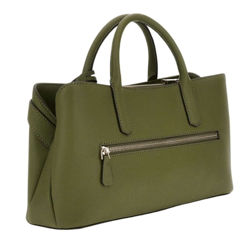 Borsa Donna a Mano a Bauletto GUESS Linea Gregoria colore Olive