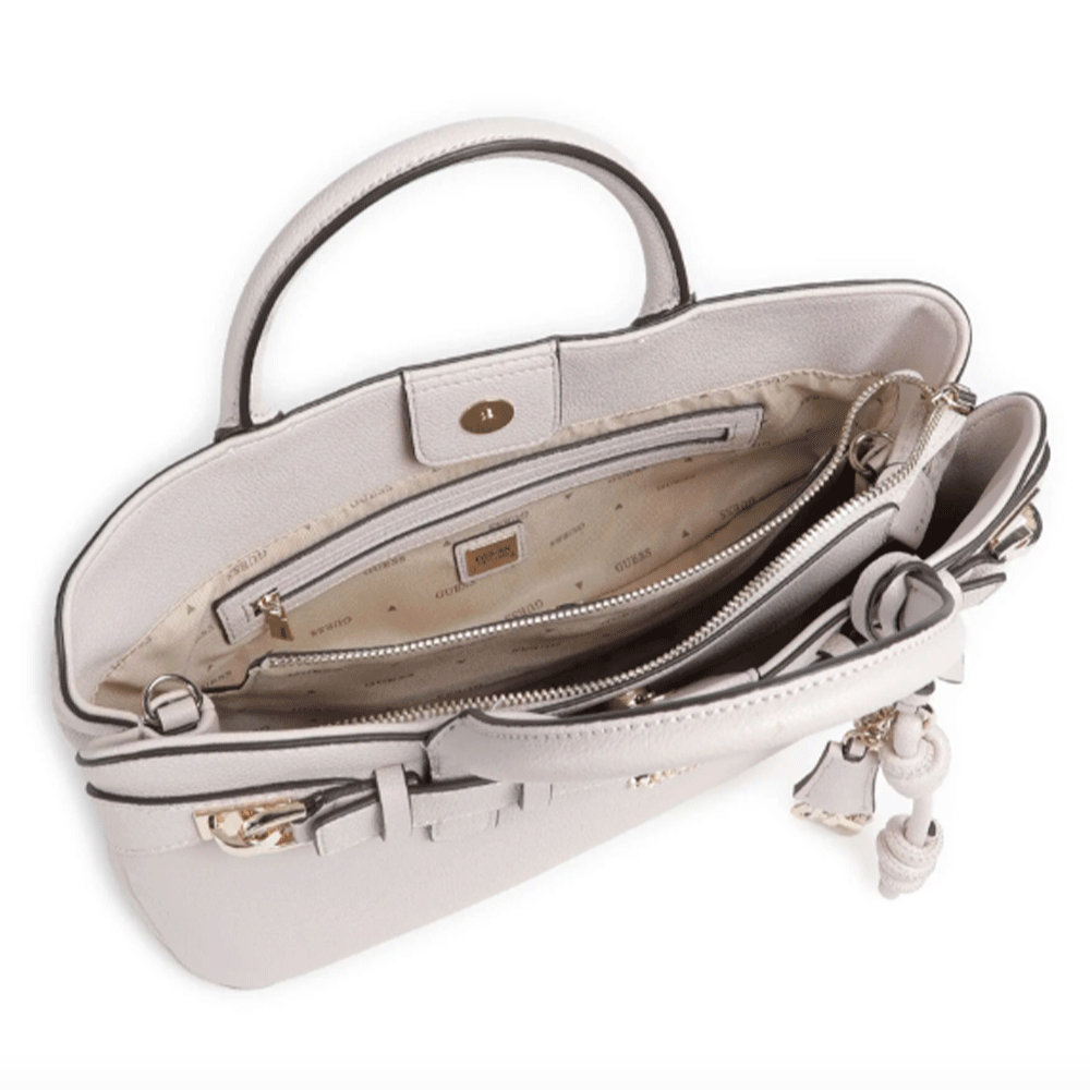 Borsa Donna a Mano a Bauletto GUESS Linea Gregoria colore Stone