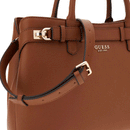Borsa Donna a Mano GUESS Linea Gregoria colore Cognac Misura Grande