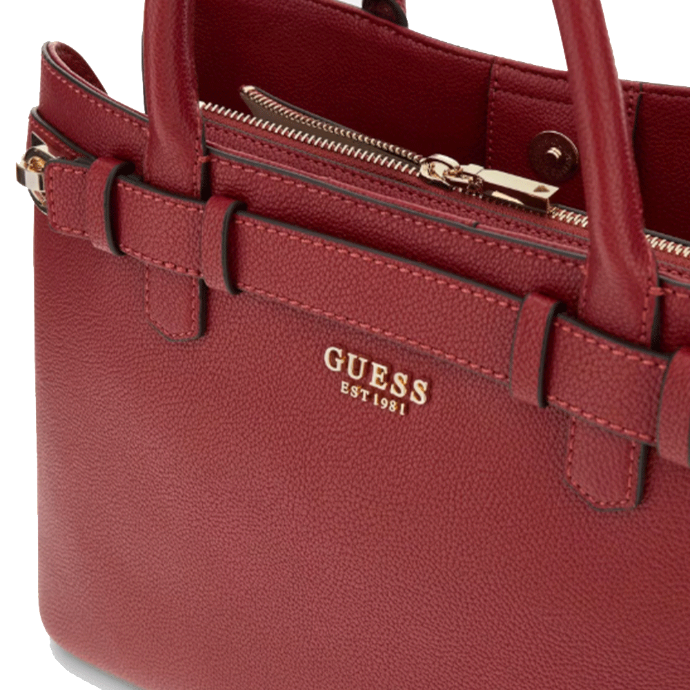Borsa Donna a Mano GUESS Linea Gregoria colore Rosso Misura Grande