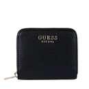 Portafoglio Piccolo GUESS Chiuso con Zip Linea Gregoria Colore Nero