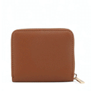 Portafoglio Piccolo GUESS Chiuso con Zip Linea Gregoria Colore Cognac