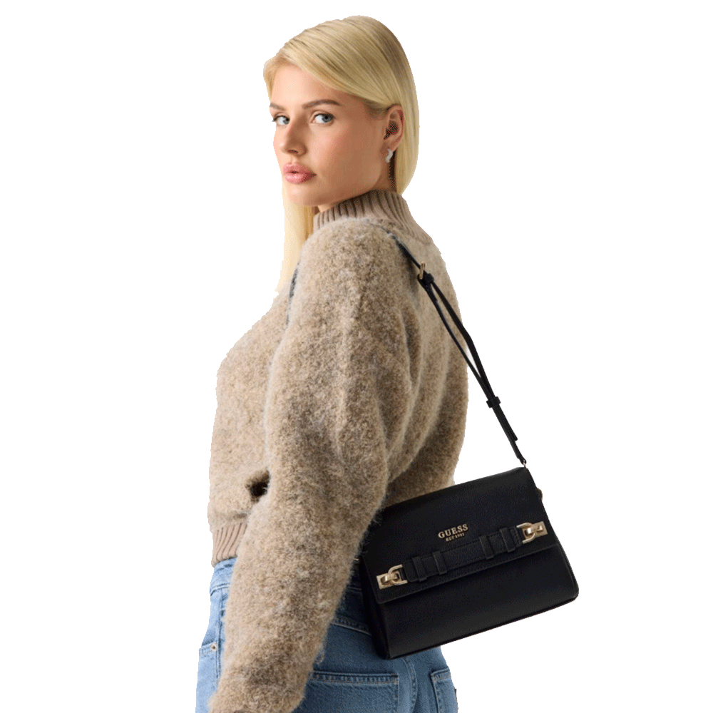 Borsa Donna a Tracolla GUESS Linea Gregoria colore Nero