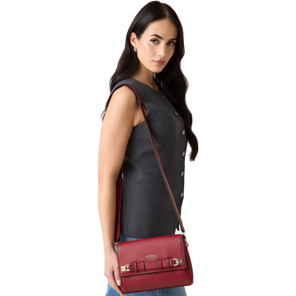 Borsa Donna a Tracolla GUESS Linea Gregoria colore Rosso