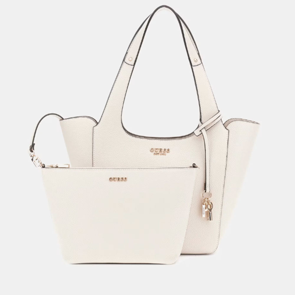 Borsa Donna a Spalla GUESS Linea Helina colore Bone