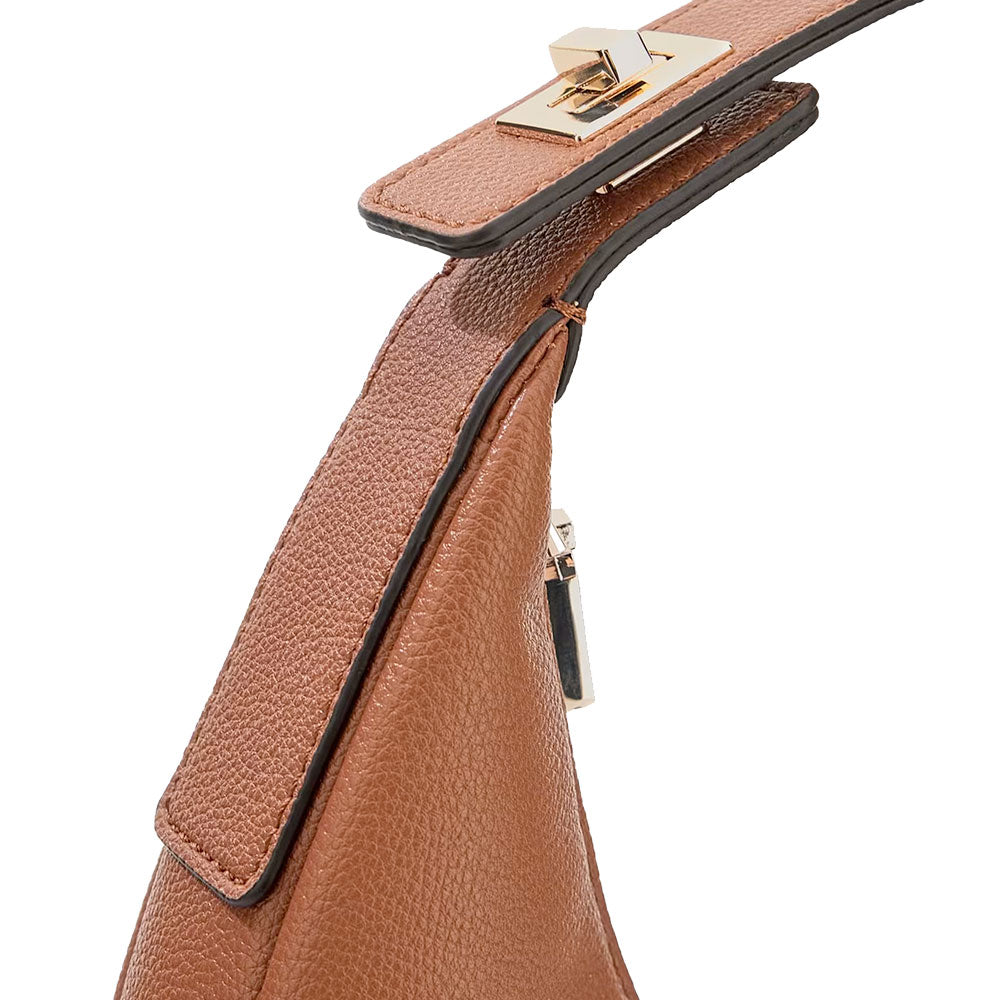 Damen-Beuteltasche GUESS Modell Evie in Cognac