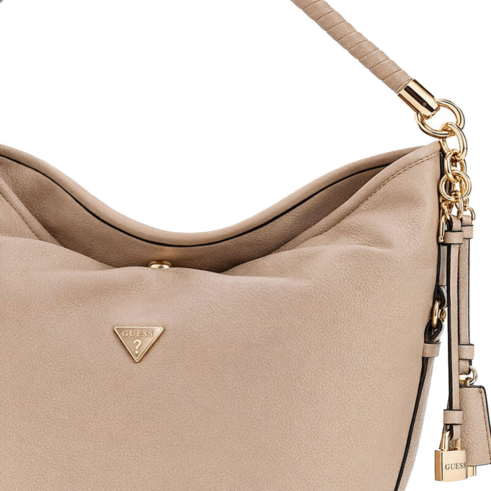 Damen-Schultertasche GUESS Modell Danya in Taupe